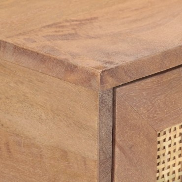 vidaXL Τραπέζι Κονσόλα 100x35x76cm από Μασίφ Ξύλο Μάνγκο 1 τεμ.