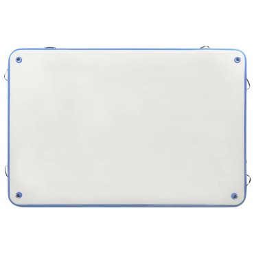 vidaXL Πλατφόρμα Φουσκωτή Πλωτή Μπλε / Λευκή 300 x 200 x 15 εκ.