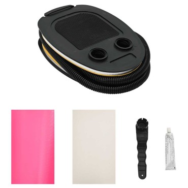 vidaXL Κύλινδρος Γυμναστικής Φουσκωτός Ροζ 120 x 90 εκ. PVC & Τρόμπα