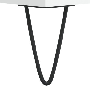 vidaXL Ντουλάπι Λευκό 69,5x34x180cm από Επεξεργασμένο Ξύλο 1 τεμ.