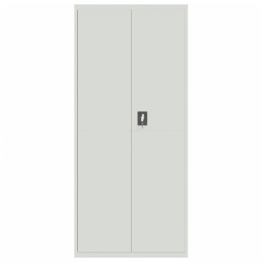 vidaXL Αρχειοθήκη Αν. Γκρι 90x40x200cm Ατσάλινη 1 τεμ.