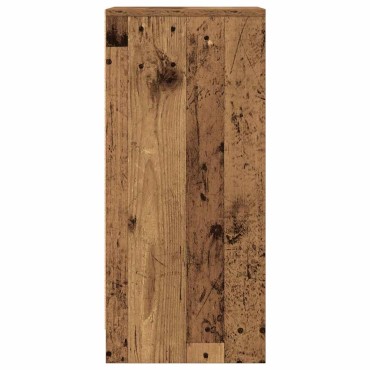 vidaXL Συρταριέρα Παλιό Ξύλο 29,5x34x76cm από Επεξεργασμένο Ξύλο 1 τεμ.