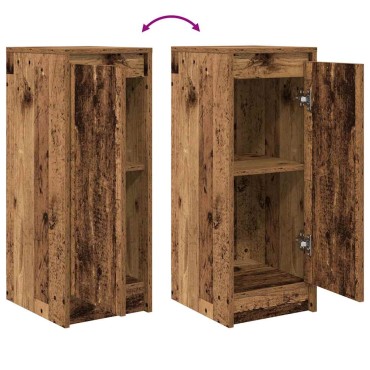 vidaXL Συρταριέρα Παλιό Ξύλο 29,5x34x76cm από Επεξεργασμένο Ξύλο 1 τεμ.