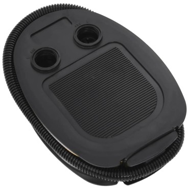 vidaXL Τρόμπα Ποδιού 26x18 εκ Γκρι/Κίτρινο Πολυπρ/λένιο/ Πολυαιθ/νιο