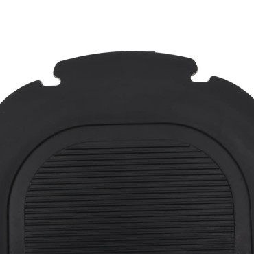 vidaXL Τρόμπα Ποδιού 26x18 εκ Γκρι/Κίτρινο Πολυπρ/λένιο/ Πολυαιθ/νιο