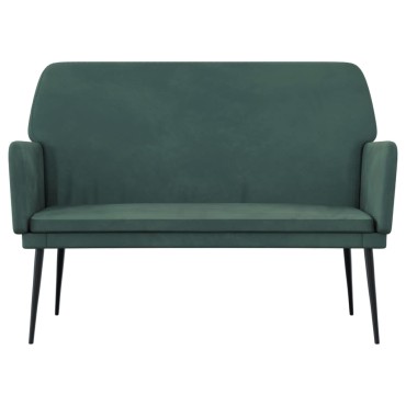 vidaXL Πάγκος Σκούρο Πράσινο 108x79x79cm Βελούδινος 1 τεμ.