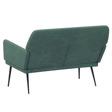 vidaXL Πάγκος Σκούρο Πράσινο 108x79x79cm Βελούδινος 1 τεμ.