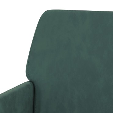 vidaXL Πάγκος Σκούρο Πράσινο 108x79x79cm Βελούδινος 1 τεμ.