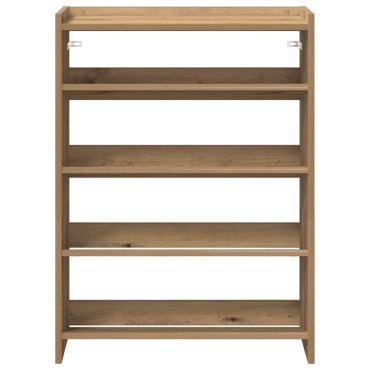 Ράφι παπουτσιών vidaXL Artisan Oak 60x25x81cm Κατασκευασμένο ξύλο