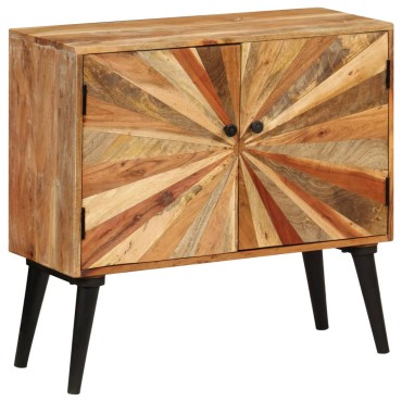 vidaXL Ντουλάπι 85x30x75cm από Μασίφ Ξύλο Μάνγκο 1 τεμ.