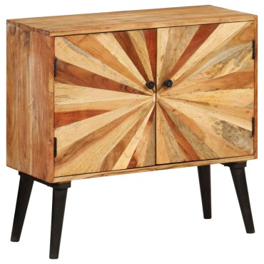 vidaXL Ντουλάπι 85x30x75cm από Μασίφ Ξύλο Μάνγκο 1 τεμ.