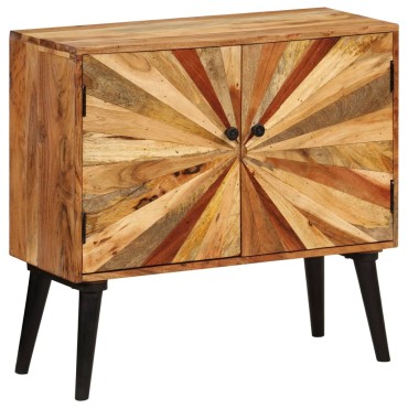 vidaXL Ντουλάπι 85x30x75cm από Μασίφ Ξύλο Μάνγκο 1 τεμ.