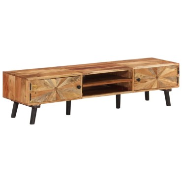 vidaXL Έπιπλο Τηλεόρασης 145x35x35cm από Μασίφ Ξύλο Ακακίας 1 τεμ.