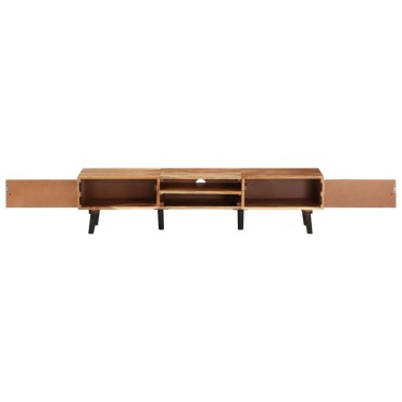 vidaXL Έπιπλο Τηλεόρασης 145x35x35cm από Μασίφ Ξύλο Ακακίας 1 τεμ.