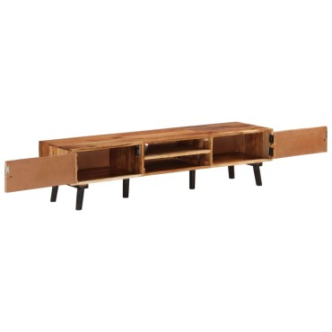 vidaXL Έπιπλο Τηλεόρασης 145x35x35cm από Μασίφ Ξύλο Ακακίας 1 τεμ.