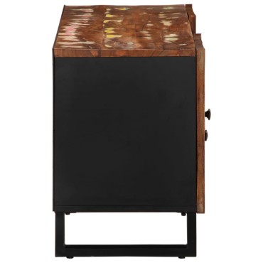 vidaXL Έπιπλο Τηλεόρασης 105x33,5x46cm Μασίφ Ανακυκλ. Ξύλο & Επ. Ξύλο