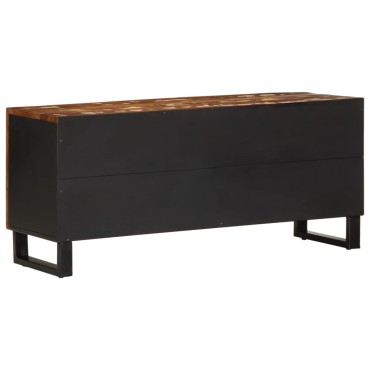 vidaXL Έπιπλο Τηλεόρασης 105x33,5x46cm Μασίφ Ανακυκλ. Ξύλο & Επ. Ξύλο