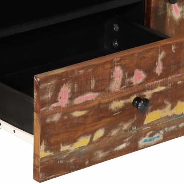 vidaXL Έπιπλο Τηλεόρασης 105x33,5x46cm Μασίφ Ανακυκλ. Ξύλο & Επ. Ξύλο