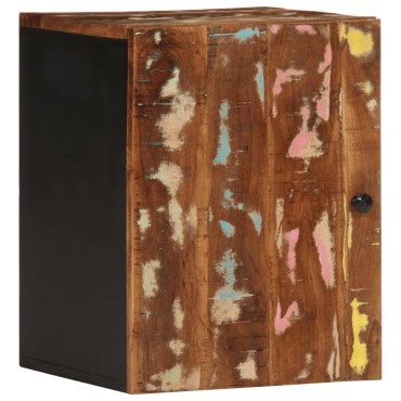 vidaXL Ντουλάπι Μπάνιου Επιτοίχιο 38x33x48cm Μασίφ Ανακυκλωμένο Ξύλο