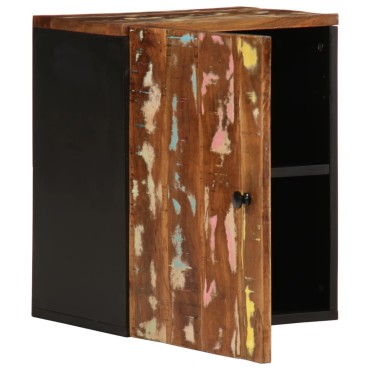 vidaXL Ντουλάπι Μπάνιου Επιτοίχιο 38x33x48cm Μασίφ Ανακυκλωμένο Ξύλο