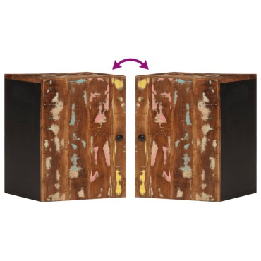 vidaXL Ντουλάπι Μπάνιου Επιτοίχιο 38x33x48cm Μασίφ Ανακυκλωμένο Ξύλο