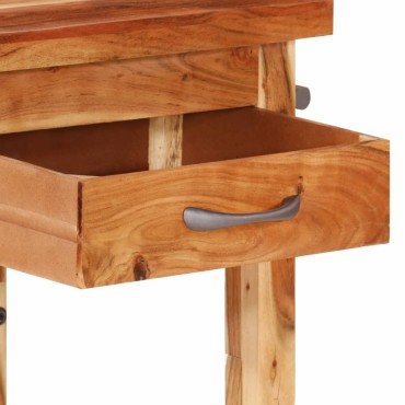 vidaXL Τρόλεϊ Κουζίνας 55x55x89cm από Μασίφ Ξύλο Ακακίας 1 τεμ.
