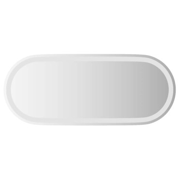 vidaXL Καθρέφτης Μπάνιου με LED Οβάλ 90x40 εκ.