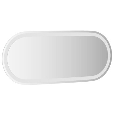 vidaXL Καθρέφτης Μπάνιου με LED Οβάλ 90x40 εκ.