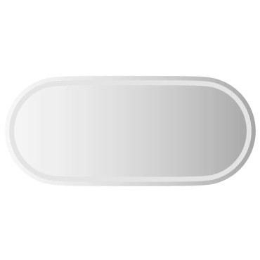 vidaXL Καθρέφτης Μπάνιου με LED Οβάλ 100 x 45 εκ.