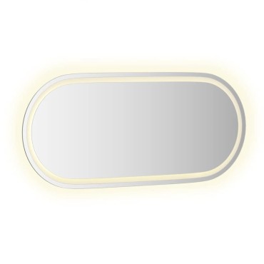 vidaXL Καθρέφτης Μπάνιου με LED Οβάλ 100 x 45 εκ.