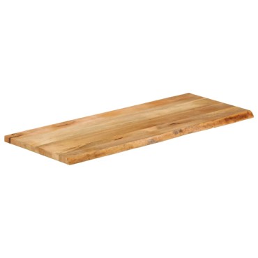 vidaXL Επιφάνεια Τραπεζιού 140x60x3,8cm Live Edge Μασίφ Ξύλο Μάνγκο 1 τεμ.