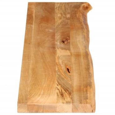 vidaXL Επιφάνεια Τραπεζιού 140x40x3,8cm Live Edge Μασίφ Ξύλο Μάνγκο 1 τεμ.