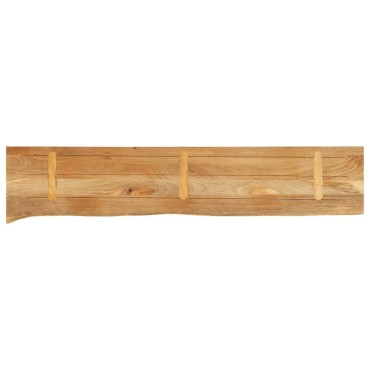 vidaXL Επιφάνεια Τραπεζιού 140x40x3,8cm Live Edge Μασίφ Ξύλο Μάνγκο 1 τεμ.