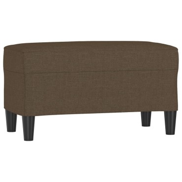 vidaXL Πάγκος Καφέ 70x35x41cm Υφασμάτινος 1 τεμ.