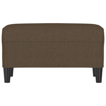 vidaXL Πάγκος Καφέ 70x35x41cm Υφασμάτινος 1 τεμ.
