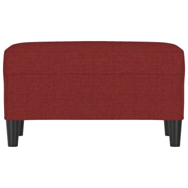 vidaXL Πάγκος μπορντό 70x35x41cm Υφασμάτινος 1 τεμ.
