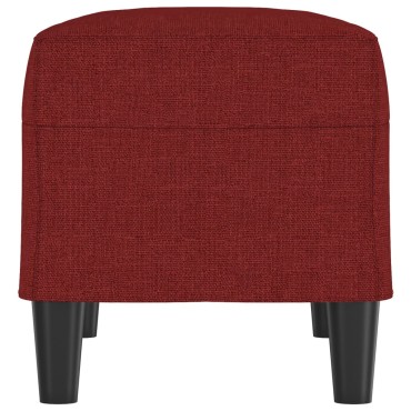 vidaXL Πάγκος μπορντό 70x35x41cm Υφασμάτινος 1 τεμ.