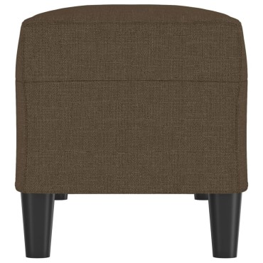 vidaXL Πάγκος Καφέ 100x35x41cm Υφασμάτινος 1 τεμ.