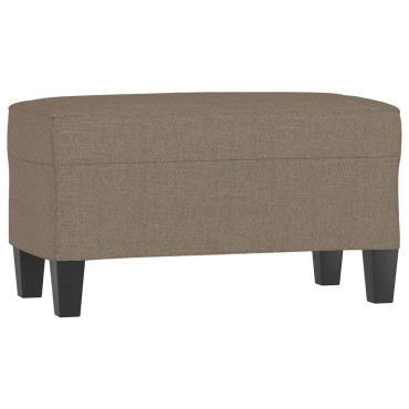 vidaXL Πάγκος Taupe 70x35x41cm Υφασμάτινος 1 τεμ.