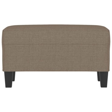 vidaXL Πάγκος Taupe 70x35x41cm Υφασμάτινος 1 τεμ.