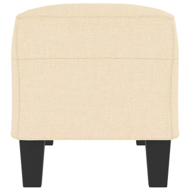 vidaXL Πάγκος Κρεμ 100x35x41cm Υφασμάτινος 1 τεμ.