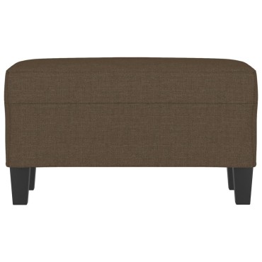 vidaXL Πάγκος Καφέ 100x35x41cm Υφασμάτινος 1 τεμ.