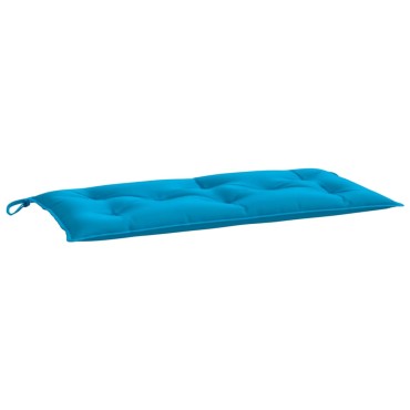 vidaXL Μαξιλάρι Πάγκου Κήπου Γαλάζιο 110x50x7cm Ύφασμα Oxford