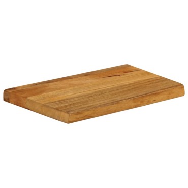vidaXL Επιφάνεια Τραπεζιού 60x30x2,5cm Live Edge Μασίφ Ξύλο Μάνγκο 1 τεμ.