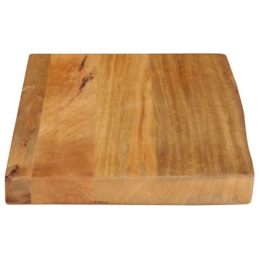 vidaXL Επιφάνεια Τραπεζιού 60x30x2,5cm Live Edge Μασίφ Ξύλο Μάνγκο 1 τεμ.