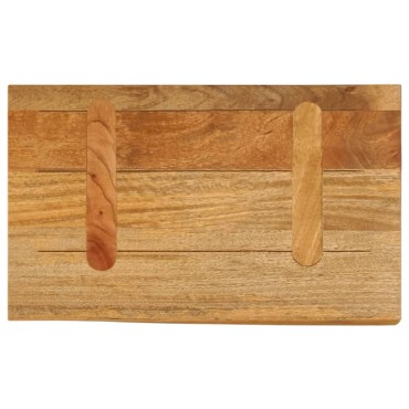 vidaXL Επιφάνεια Τραπεζιού 60x30x2,5cm Live Edge Μασίφ Ξύλο Μάνγκο 1 τεμ.