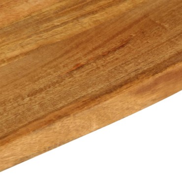 vidaXL Επιφάνεια Τραπεζιού 60x30x2,5cm Live Edge Μασίφ Ξύλο Μάνγκο 1 τεμ.