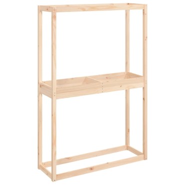 vidaXL Ραφιέρα Ελαστικών 120 x 40 x 180 εκ. από Μασίφ Ξύλο Πεύκου