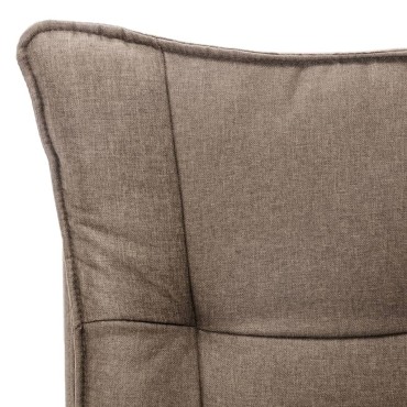vidaXL Καρέκλα Γραφείου Χρώμα Taupe Υφασμάτινη 64x68x(113-120)cm 1 τεμ.