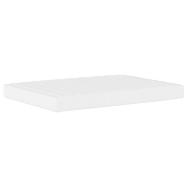 vidaXL Στρώμα Αφρού Σκληρότητα H2 H3 Λευκό 120x220cm 1 τεμ. - Μονό